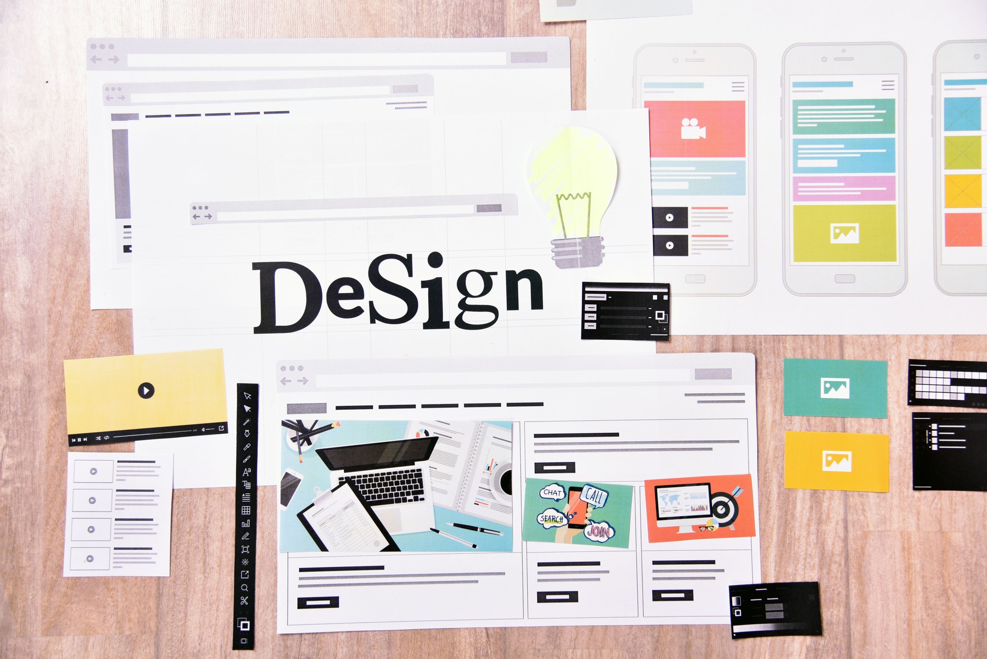 Graphic and web design.